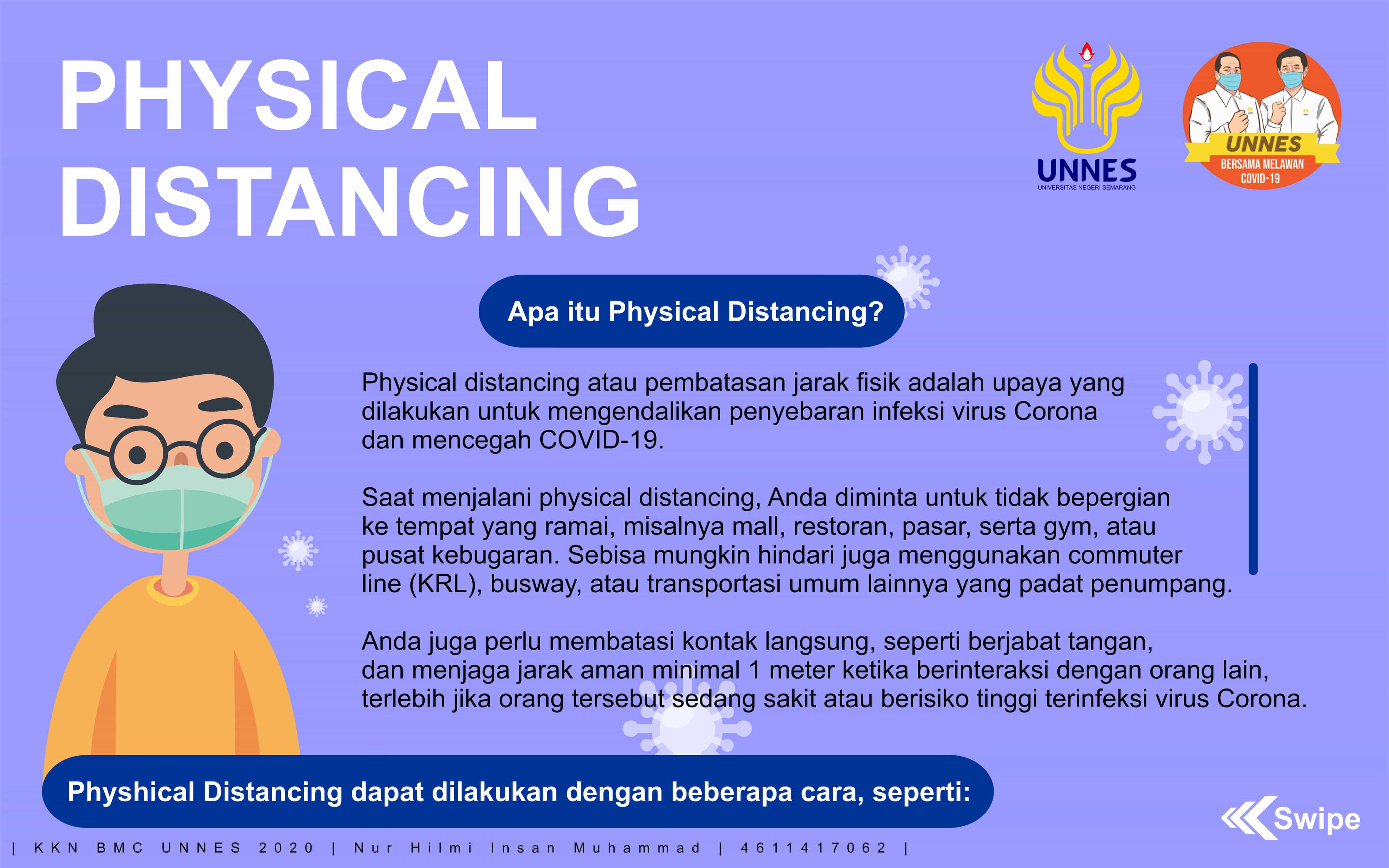 Edukasi Pentingnya Physical Distancing
